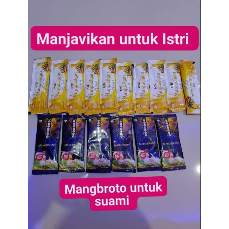 PAKET PROMIL MANJAVIKAN,DAN MANGBROTO MSI 100% ORIGINAL ( ISI 10+10sachet)