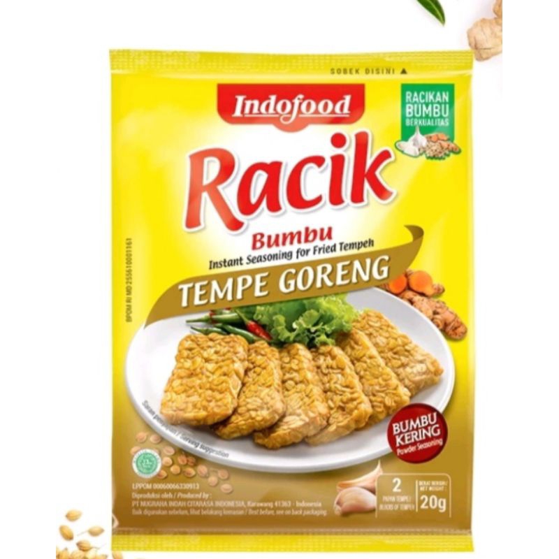 

Racik Bumbu instan Tempe Goreng 1 sachet
