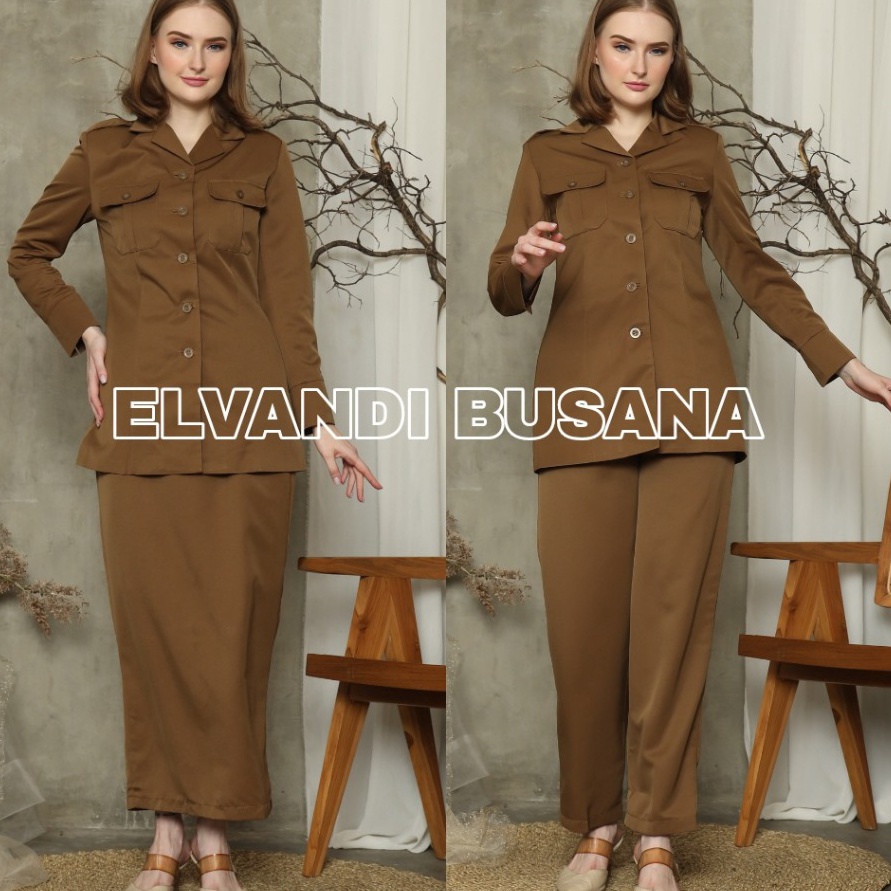 Diskon BLAZER WANITA BV LYNELLE  Seragam PNS  Baju PDH PNS Wanita  Baju Dinas Pemda Wanita  Baju Kha