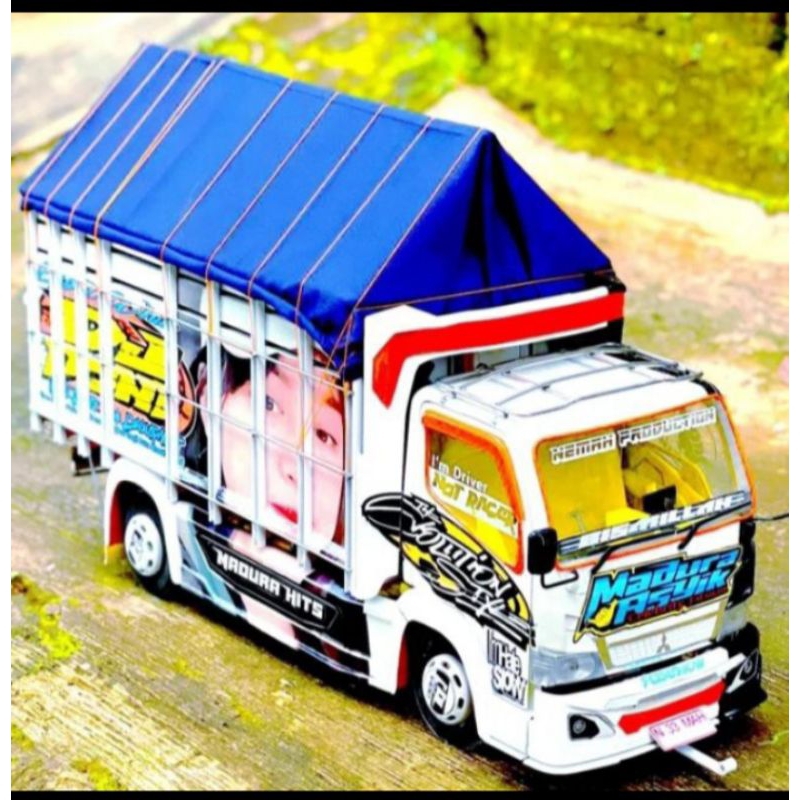 MINIATUR TRUK OLENG KAYU ASLI MAINAN ANAK-ANAK MAINAN EDUKASI MAINAN TRUK OLEH PARAH BISA MAJU MUNDU