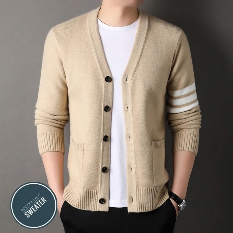 Cardigan Sweater/Cardigan Rajut/Cardigan Sweater Pria