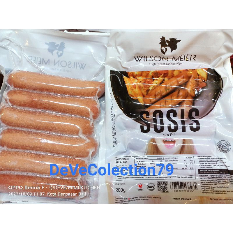 

SOSIS SAPI WILSON MEIER 200GR