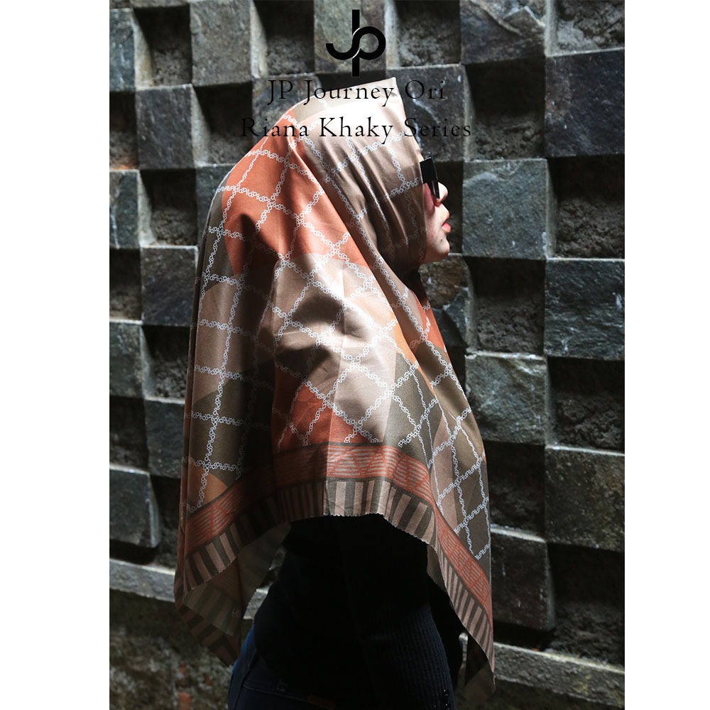 TERLARIS ORIGINAL Jilbab Segi Empat, Kerudung Hijab Journey Riana Series Terbaru