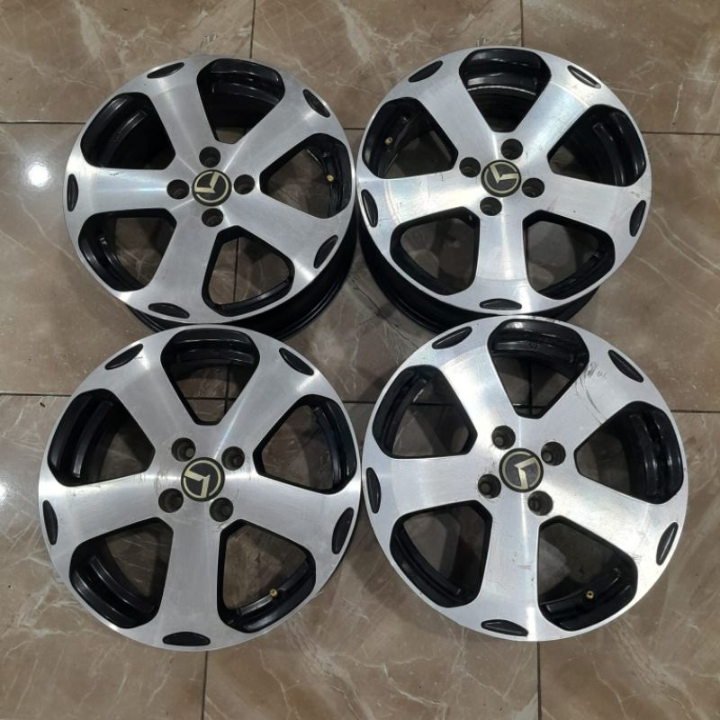 VELG SECOND OEM KIA RIO RING 16X6 PCD 4X100 ET 36 VELG ONLY 4PCS