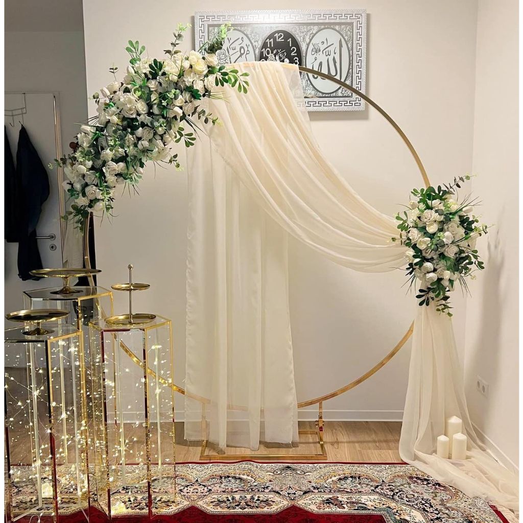 Ring Besi Backdrop Dekorasi Wedding ll lamaran ll Ulang Tahun