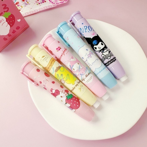 

Penghapus Pensil Mekanik Motif Karakter Penghapus Bentuk Lipstick Hapusan Eraser Lipstik Mechanical Eraser