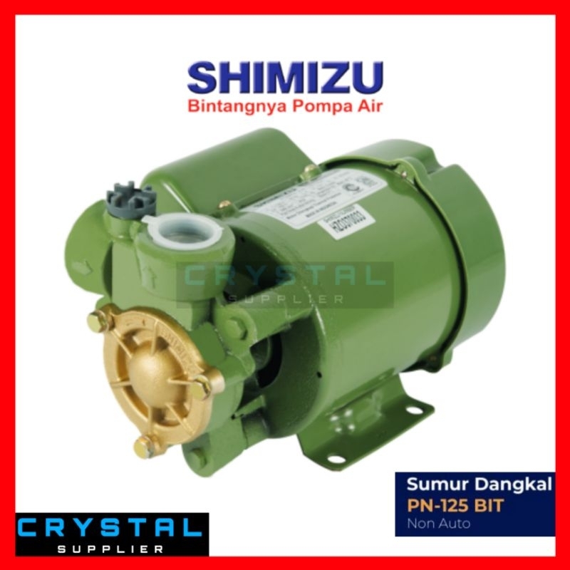 POMPA AIR SHIMIZU PN-125 BIT / PN125BIT Sumur Dangkal Manual 125 Watt