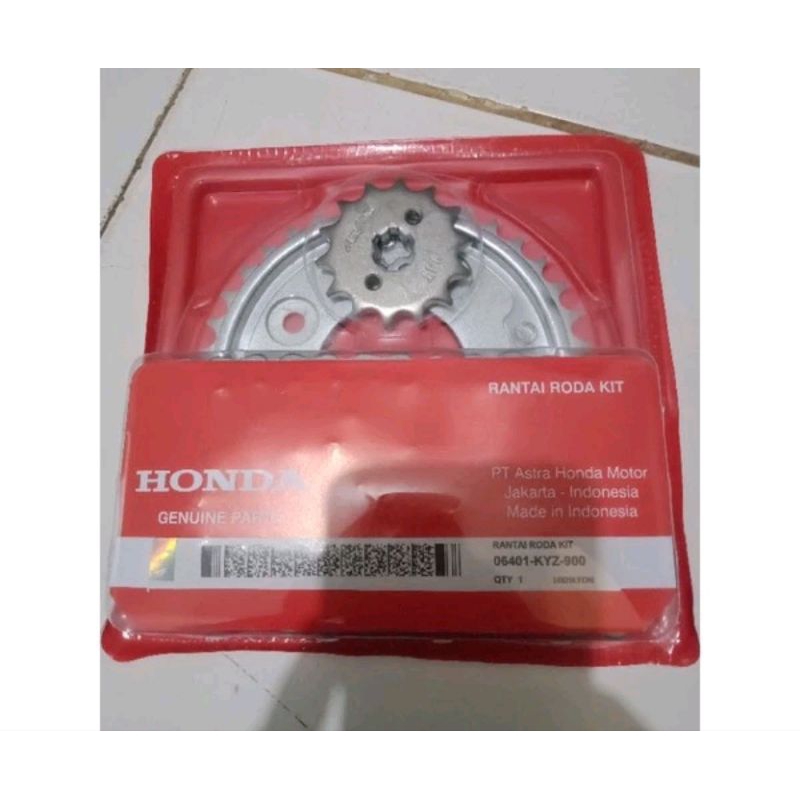 GEARSET GIR RANTAI PAKET KYZ SUPRA X 125 HELM IN, SUPRA X 125 INJEKSI, SUPRA FIT NEW