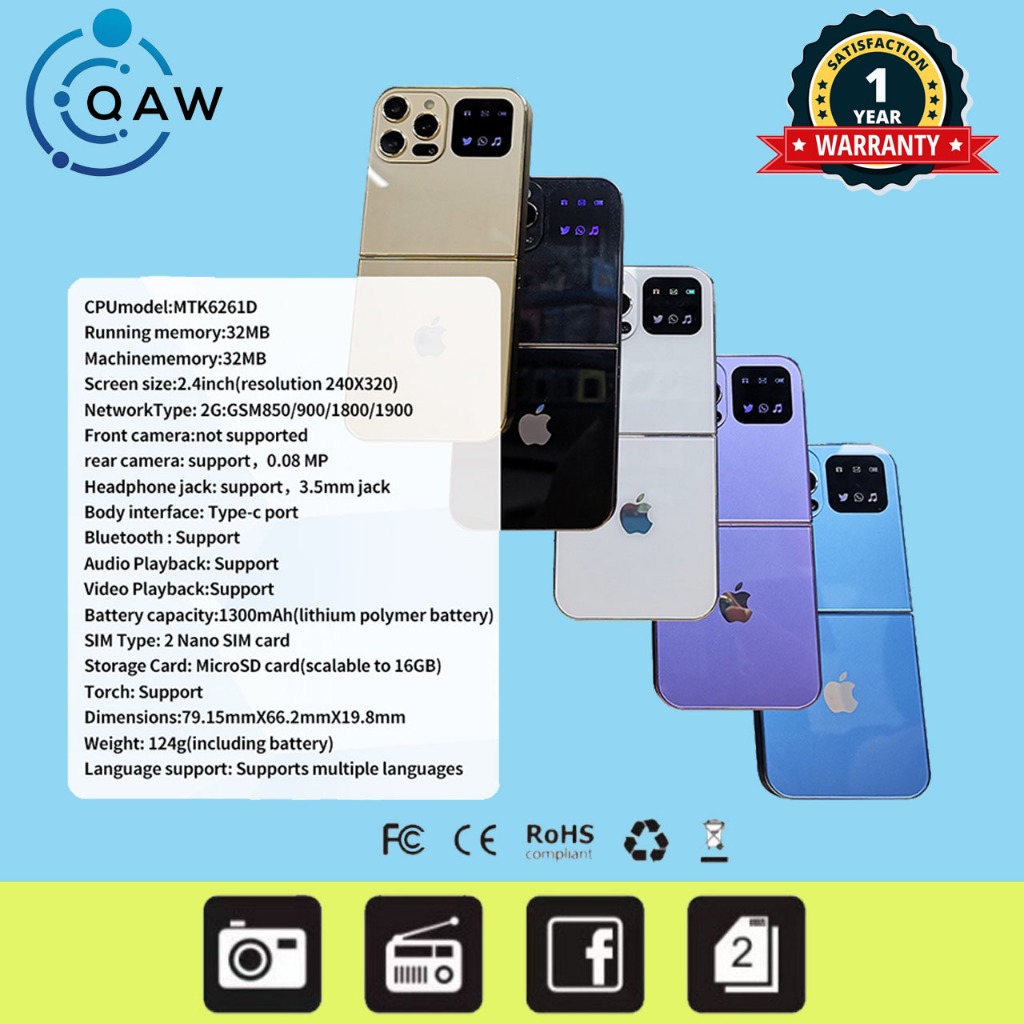 hp i15pro flip phone jadul ori