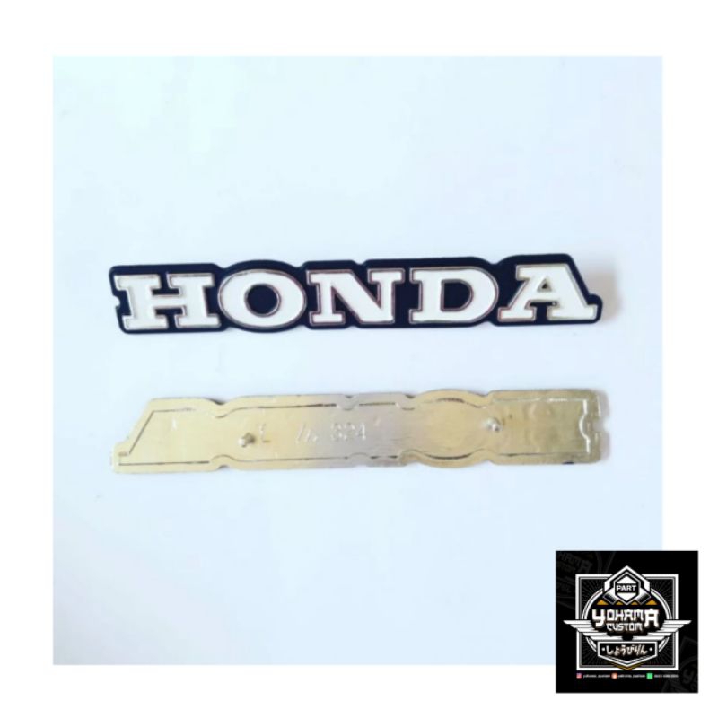 logo emblem Honda cb125 emblem tangki Honda cb125