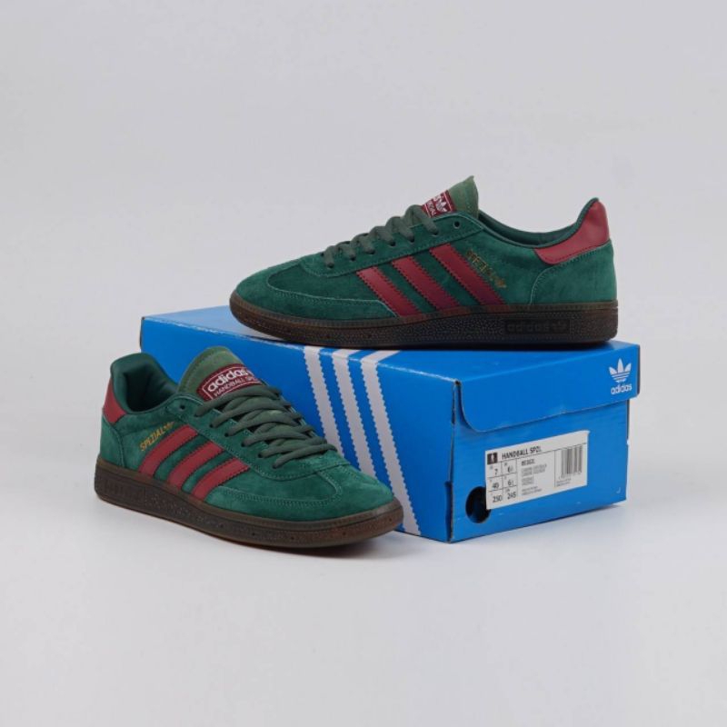 adidas spezial handball green burgundy