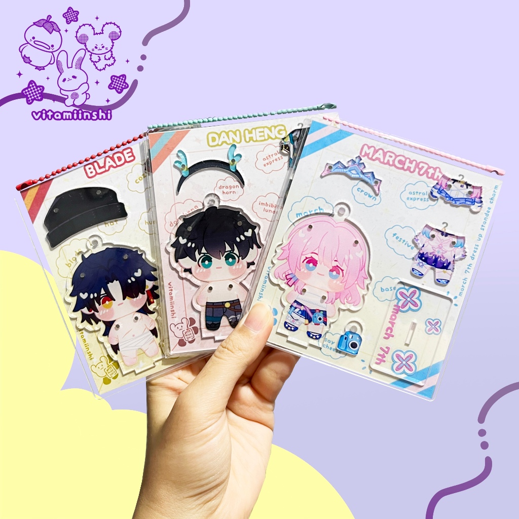 Honkai Star Rail HSR Dress Up Magnet Standee