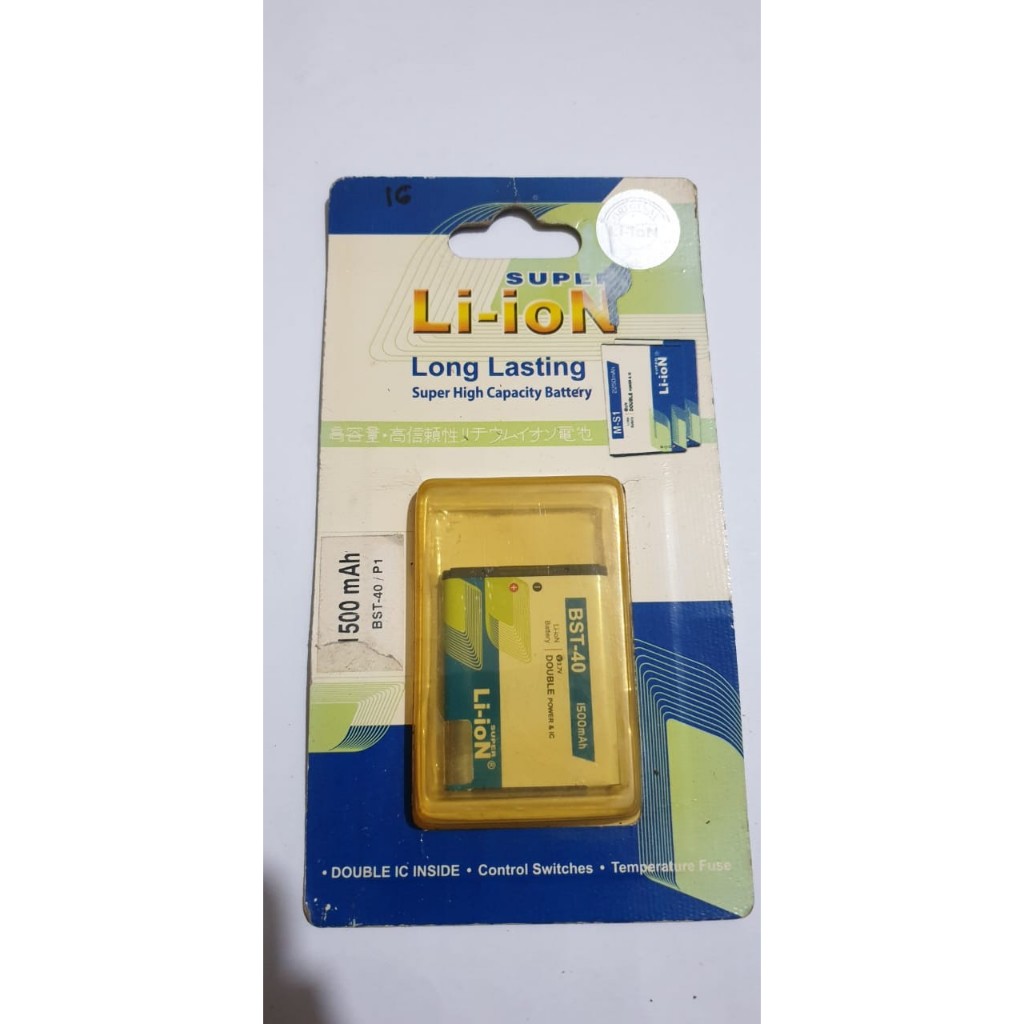 Baterai Sony P1i P990 W960 BST40 1500Mah Double Power Superlion