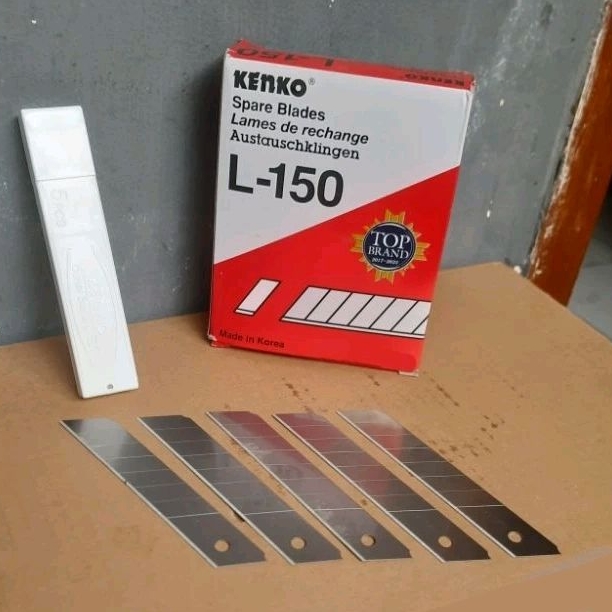 

Kenko Cutter L-150 untuk Refill isi L-500 L500 kater L 150 karter cater cuter pisau silet ukir kecil murah L150