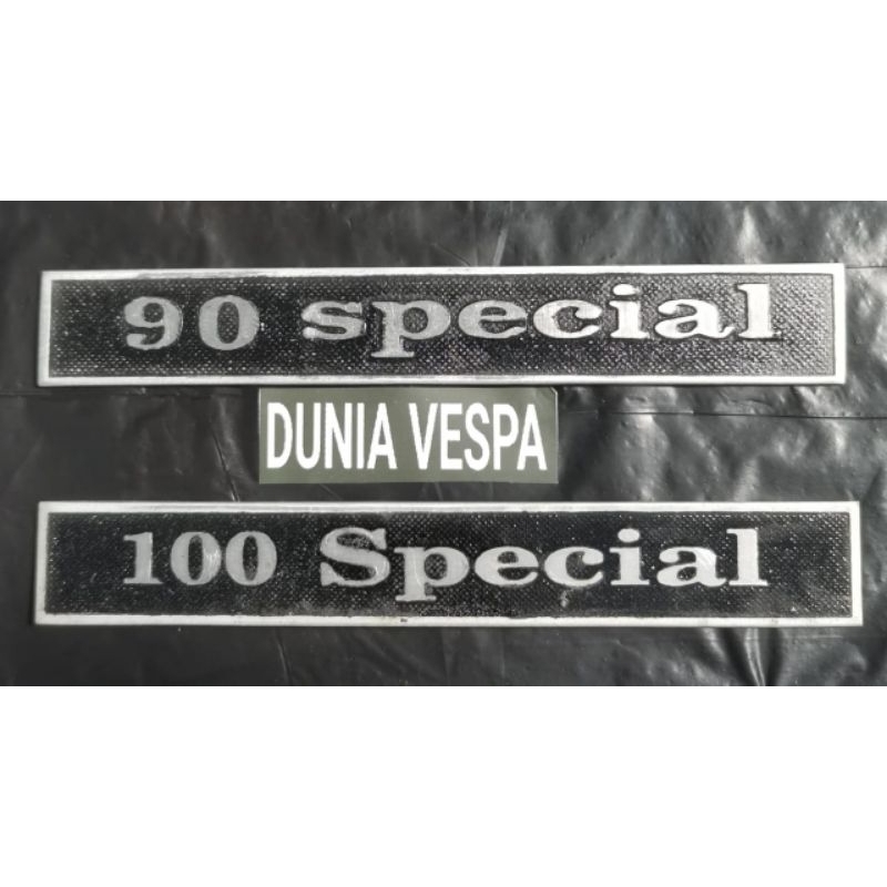 Emblem logo belakang vespa pts 90 Special dan 100 special