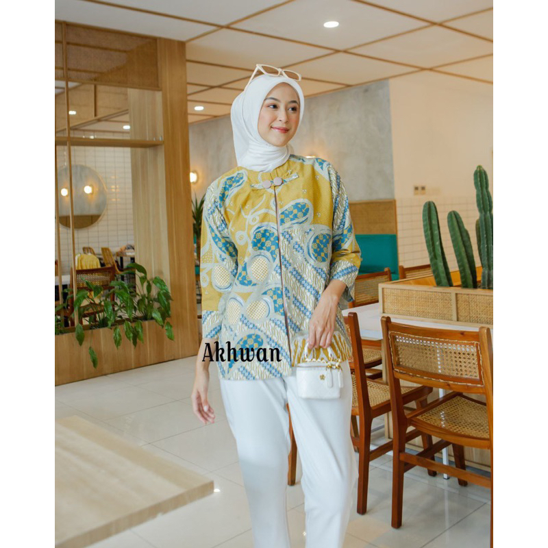 BLOUSE BATIK BOLERO WANITA BATIK WANITA KERJA JUMBO