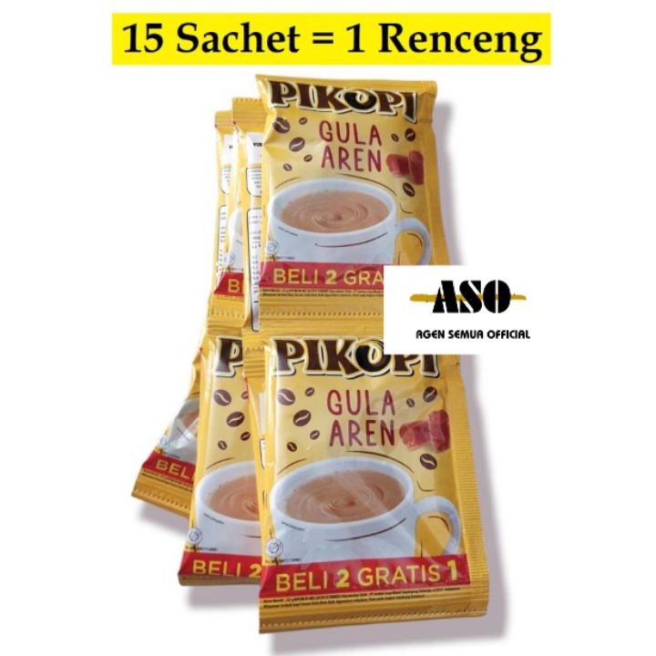 

COD PIKOPI GULA AREN isi 15 sachet produk dari kopi kapal api RENCENG