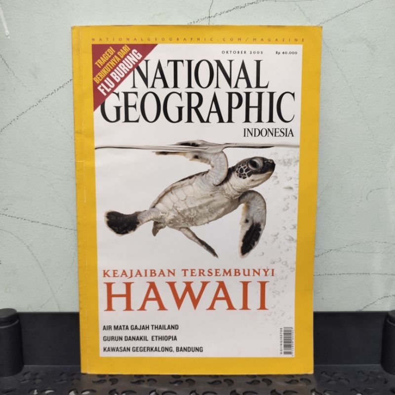 Majalah National Geographic Indonesia Oktober 2005 (buku bekas, seperti baru)