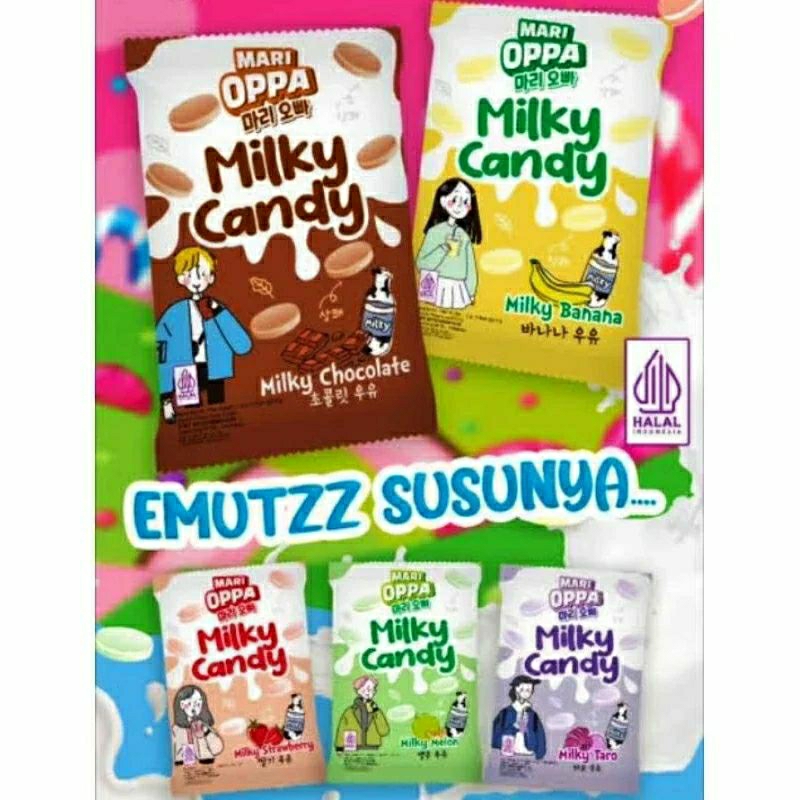 

Permen Mari Oppa Candy Permen Susu Per Renceng 10 pcs