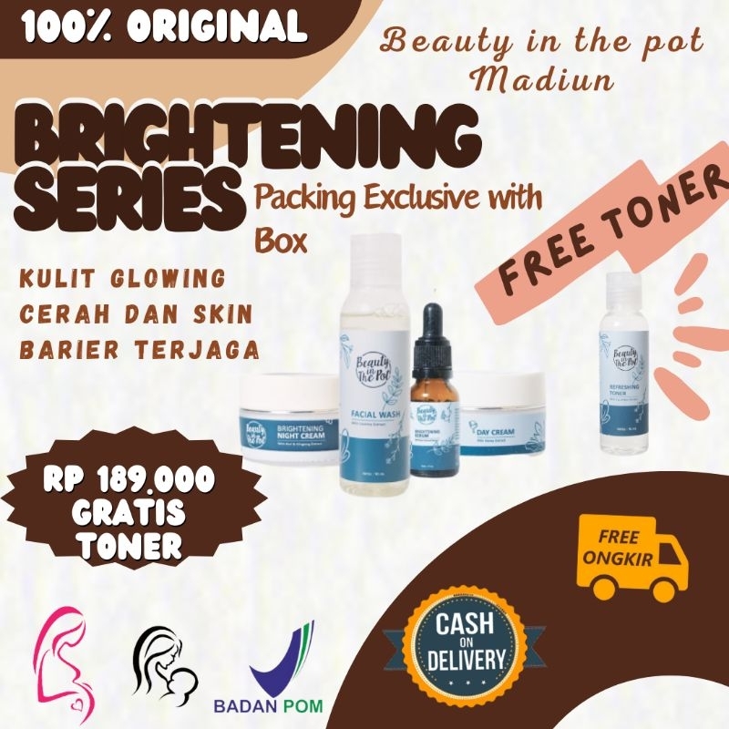 BEAUTY IN THE POT SKINCARE BPOM BRIGHTENING SKIN CARE WHITENING
