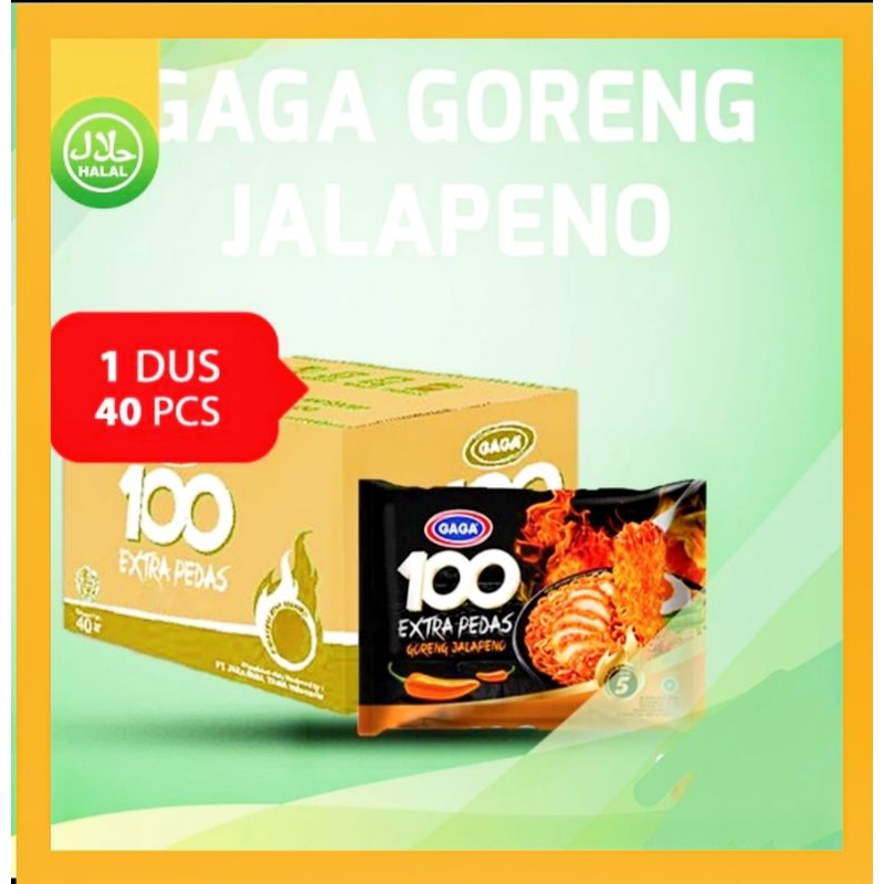 

Gaga Mie Goreng Jalapeno 1 Dus (isi 40 bungkus)