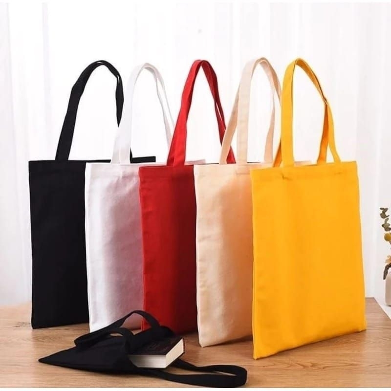 TOTEBAG CANVAS POLOS / TAS KANVAS POLOS / TAS KANVAS KATUN/ READY STOK