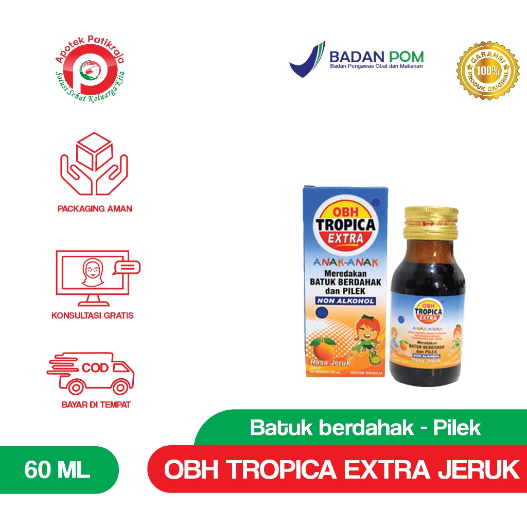 OBH TROPICA EXTRA ANAK JERUK 60ML