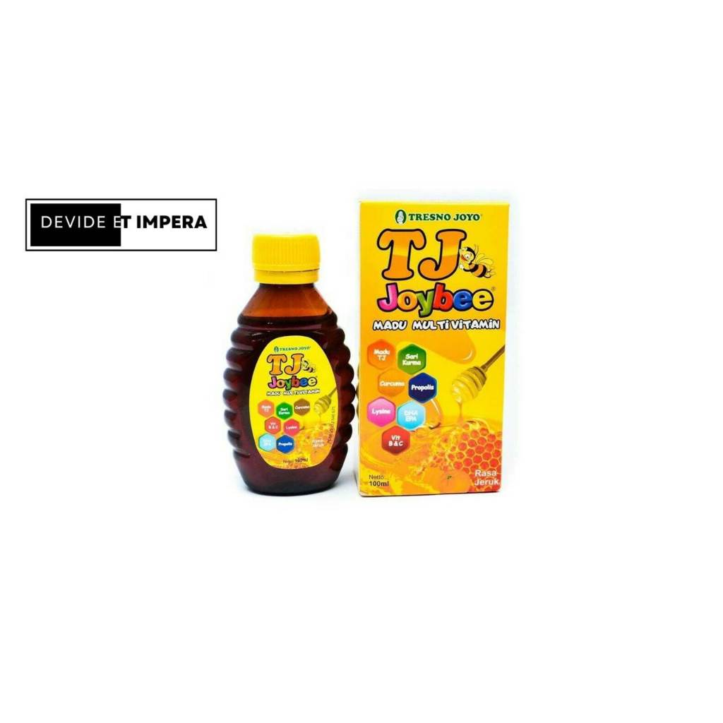 

TJ Joybee Rasa Jeruk 100ml Botol - Madu anak Multivitamin