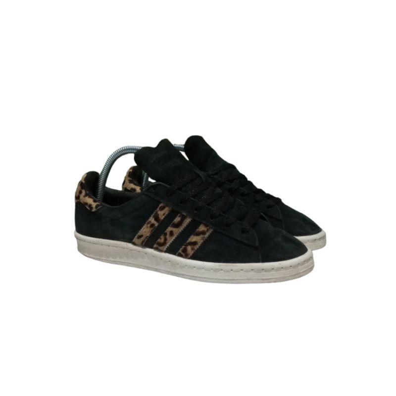 Q34511 Adidas Originals Campus Black Trefoil x XLarge Clothing USA Collab Sepatu Sneakers Original S