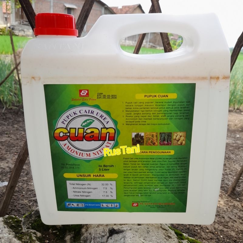 Pupuk Cair UREA (CUAN) kemasan 5Lt PT.SANTANI SEJAHTERA
