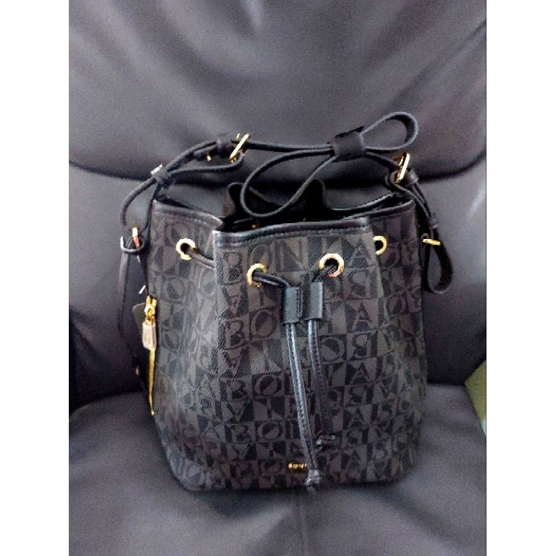 Bonia Original Serut monogram hitam size M