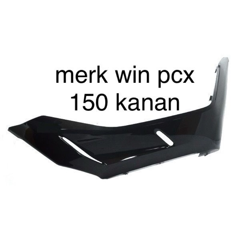 cover floor pcx 150 hitam kanan merk win dek bawah pcx 150 kanan