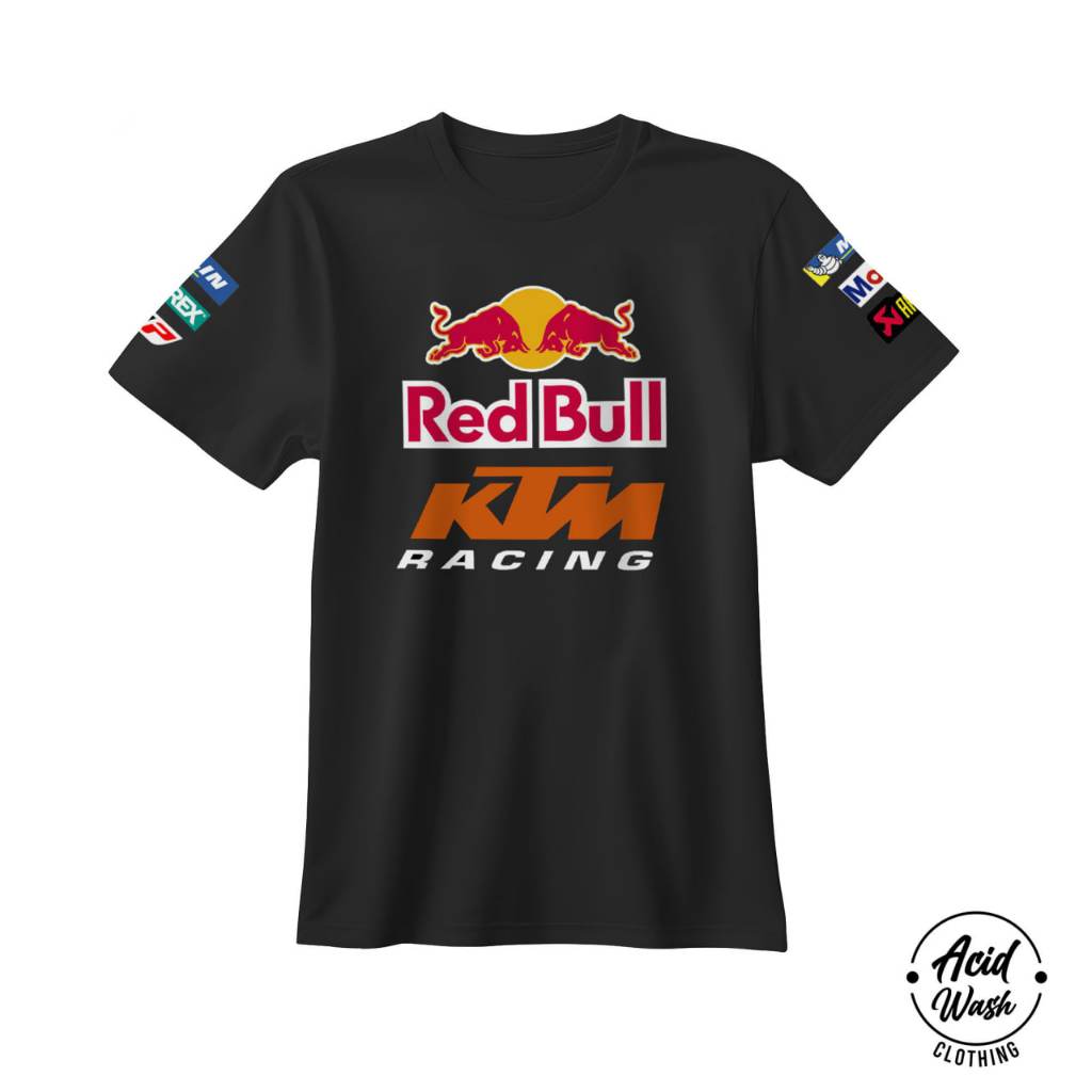 Atasan Kaos Otomotif Distro MotoGP 2023 Series KTM Hitam