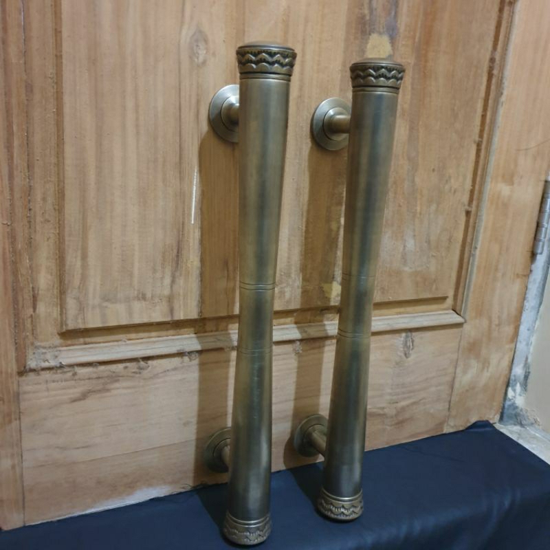 Handle Pintu Rumah Gagang Pintu Bahan Kuningan Panjang 50cm