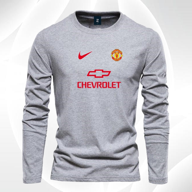 Terkeren  Kaos Panjang Distro MU Chevrolet Text Merah Terbaru  Baju Distro Pria & Wanita Premium Qua