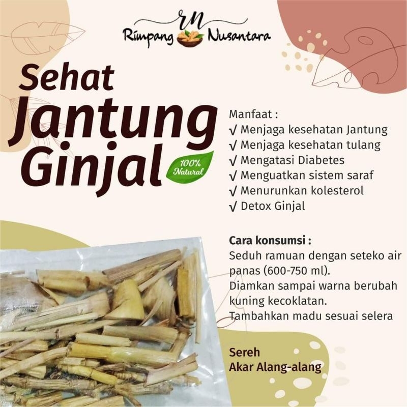 

Rimpang / Rempah untuk Sehat Jantung ginjal by Rimpang Nusantara