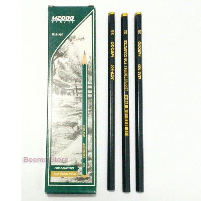 

Pensil isi 12 Pcs / 1 Lusin Pencil 2B M2000 Montana Hijau