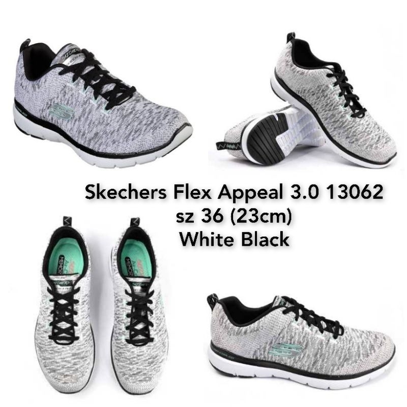 Skechers Flex Appeal 3.0 13062sz 36 (23cm)
White Black