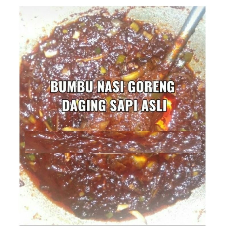 

Bumbu Nasi Goreng Daging Sapi Asli 100%