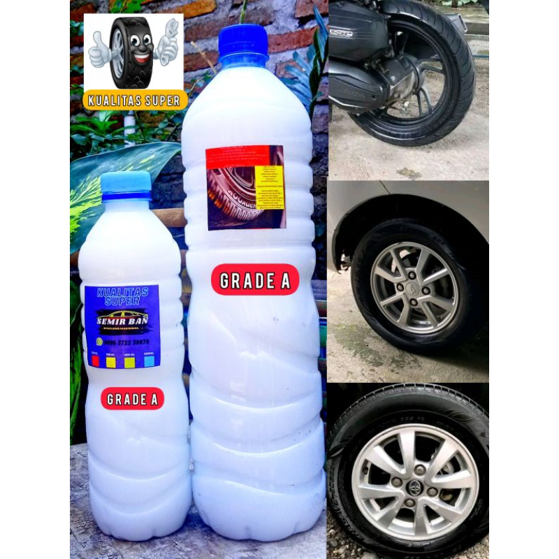 SEMIR BAN KHOSENTRAT SEMIR BAN BAHAN SEMIR BAN PENGHITAM BAN DAN PENGKILAP BODY MOBIL DAN MOTOR