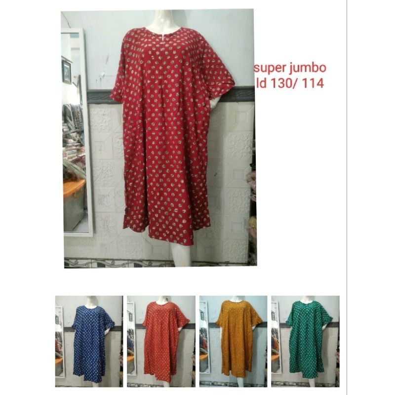 Daster super jumbo daster ORI Qonita batik