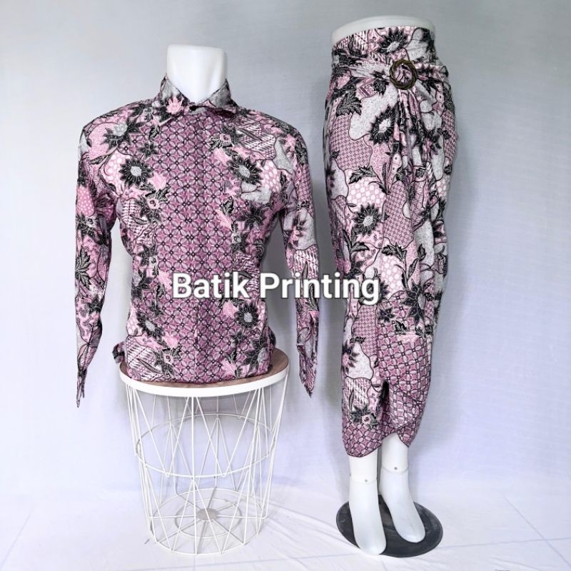 Batik couple pasangan /Batik pria/Batik wanita/Batik jemputan solo/Batik couple /Batik pria lengan p