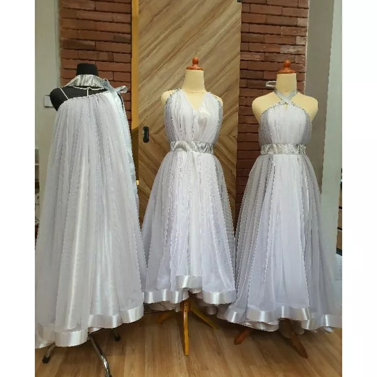New trxm3M7y Dress Pesta Dress kondangan Baju Tamborin Natal Baju gereja