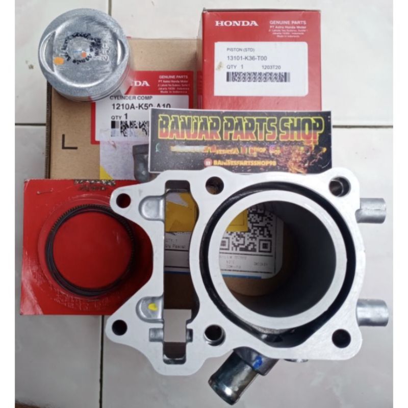 BLOK PISTON SET PISTON VARIO 150 PCX 150 ADV 150 CYLINDER COMP SET PISTON VARIO 150 PCX 150 BLOK SEH