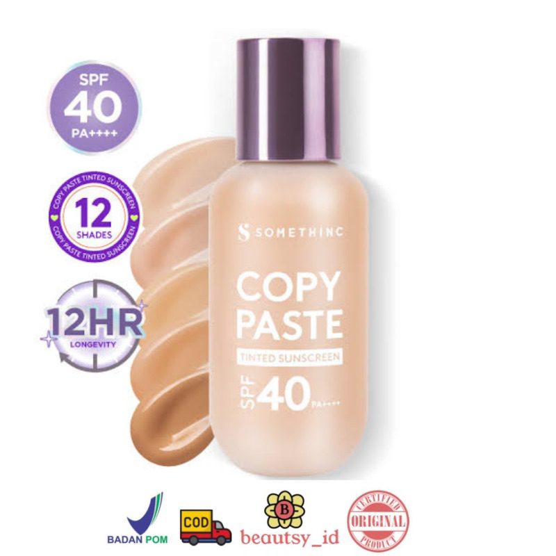 Somethinc Copy Paste Tinted Sunscreen SPF 40 PA++++ Skin Tint Original BPOM COD Skintint