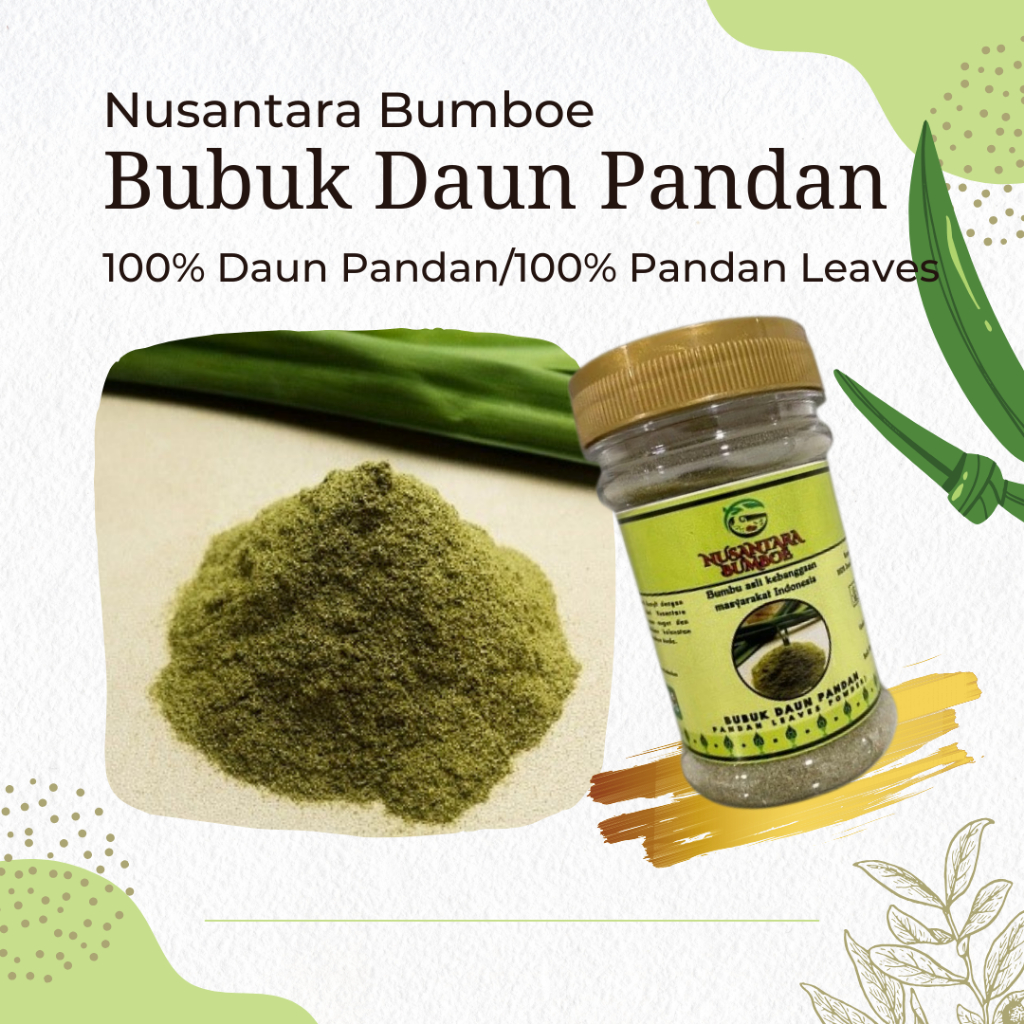 

Nusantara Bumboe - Bubuk Daun Pandan 35 gram