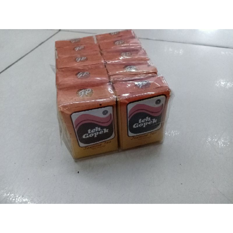 

TEH GOPEK SUPER SPESIAL (1Pak isi 10pcs x @8gr) Teh Super Spesial / Teh Seduh Spesial / Teh Gopek Spesial Slawi Tegal / Teh Aroma Melati / Teh Tubruk / Teh Gopek Melati / Teh Tubruk Super / Teh Wangi Aroma Melati