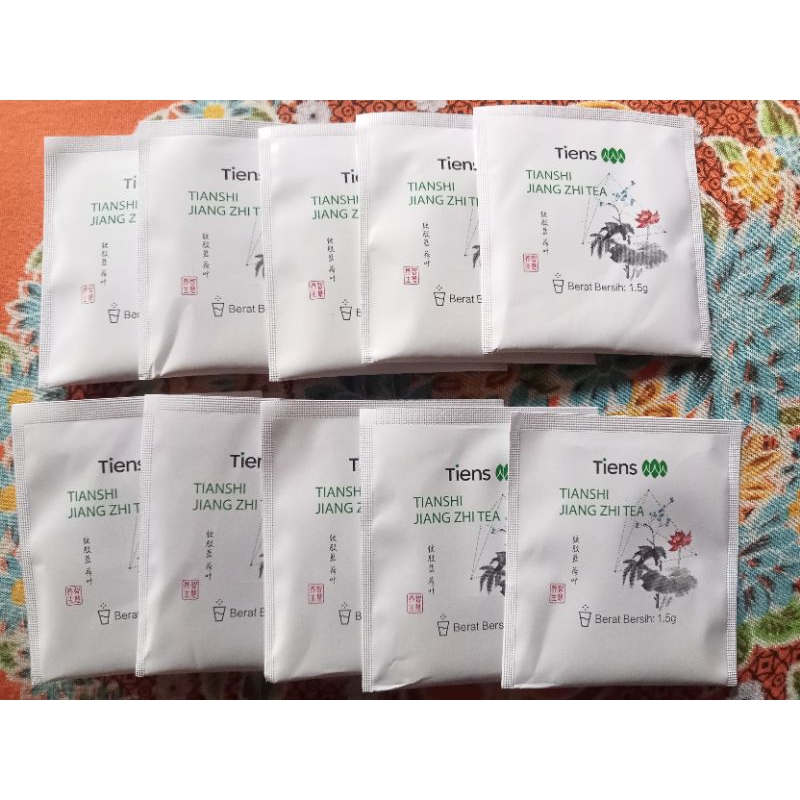 

Tianshi Jiang Zhi tea isi 10 sachet teh produk Tiens original