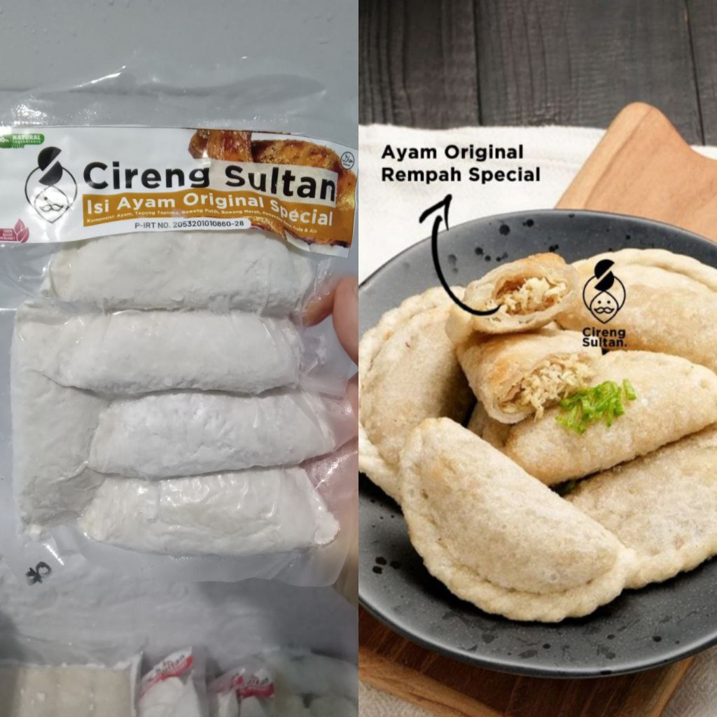 

Cireng isi ayam suwir original 5pcs beku frozenfood