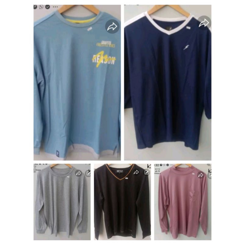 [PRELOVED] KAOS PRIA WANITA LENGAN PANJANG